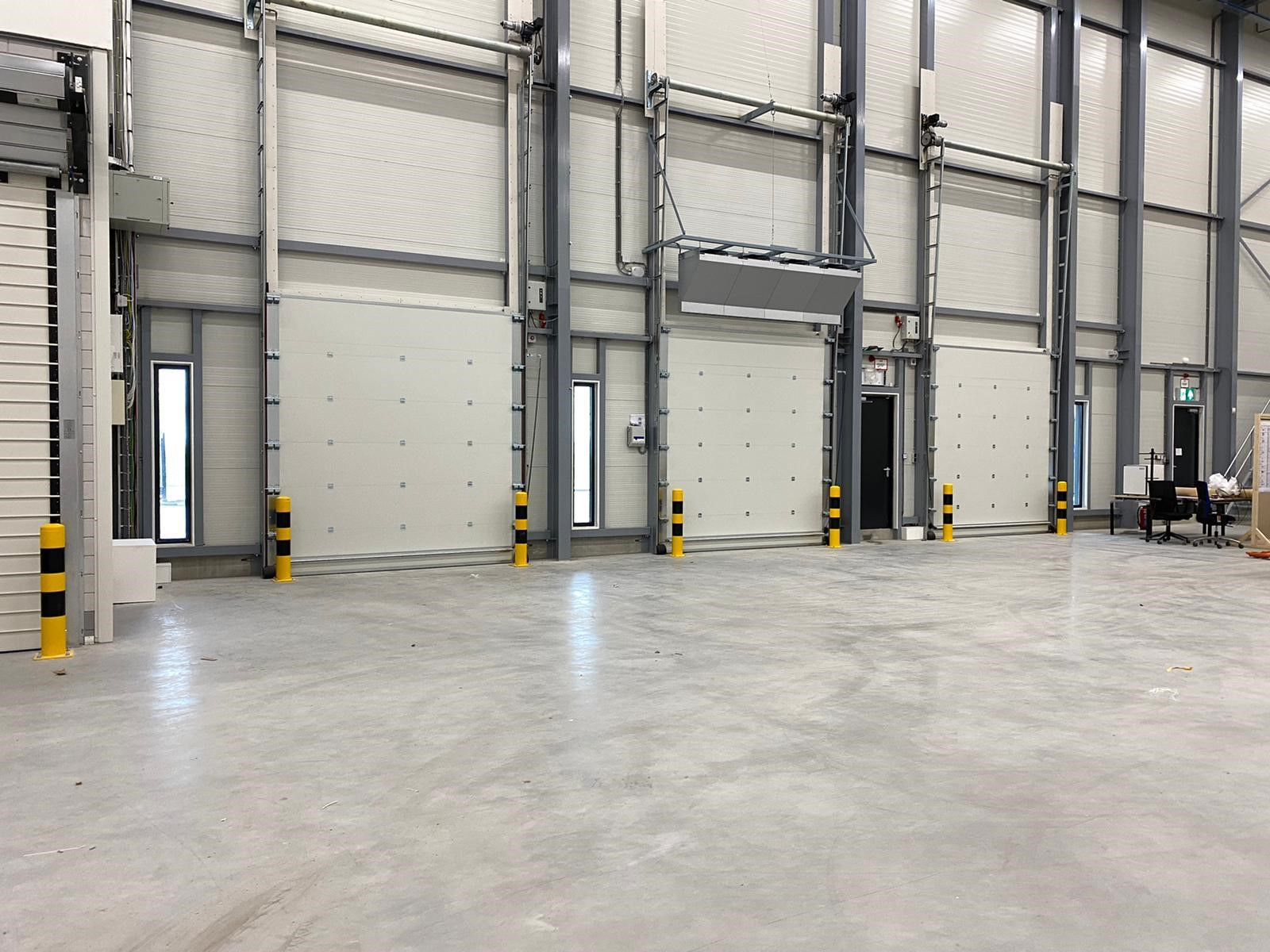 Brandwerende overheaddeur in gesloten positie